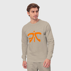 Костюм хлопковый мужской Fnatic Logo, цвет: миндальный — фото 2