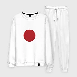 Костюм хлопковый мужской Япония минимализм, цвет: белый
