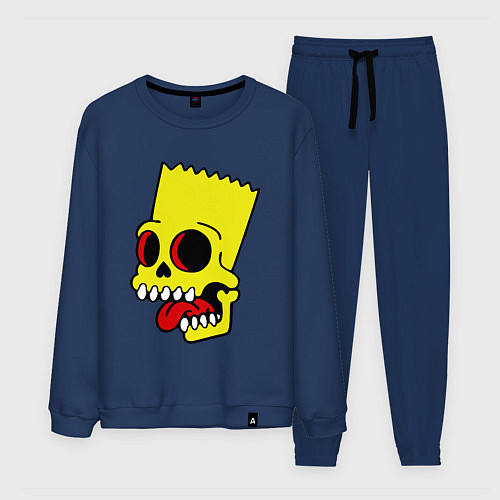 Мужской костюм Bart Skull / Тёмно-синий – фото 1