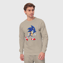 Костюм хлопковый мужской Sonic the Hedgehog, цвет: миндальный — фото 2