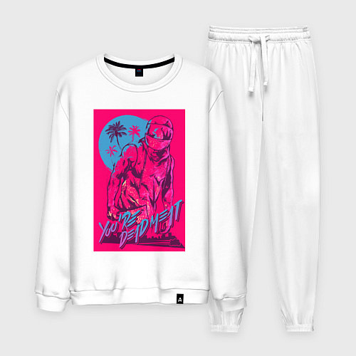 Мужской костюм You're dead meat / Белый – фото 1