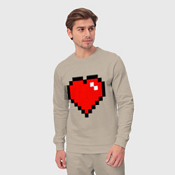 Костюм хлопковый мужской Minecraft Lover, цвет: миндальный — фото 2