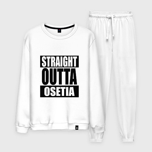 Мужской костюм Straight Outta Osetia / Белый – фото 1