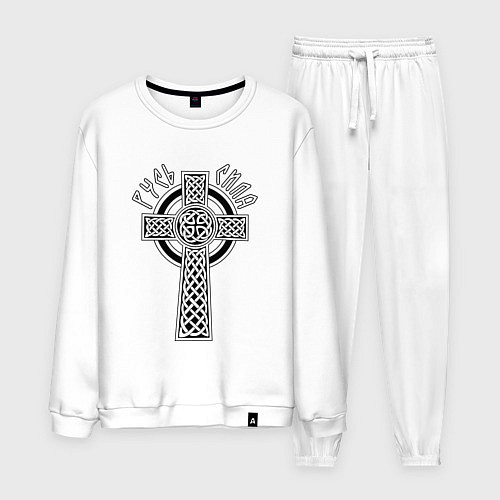 Мужской костюм Русь сила / Белый – фото 1