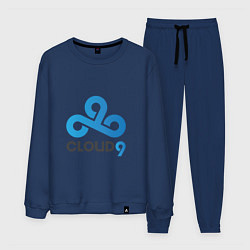 Костюм хлопковый мужской Cloud9, цвет: тёмно-синий