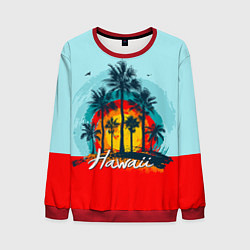 Свитшот мужской HAWAII 6, цвет: 3D-красный