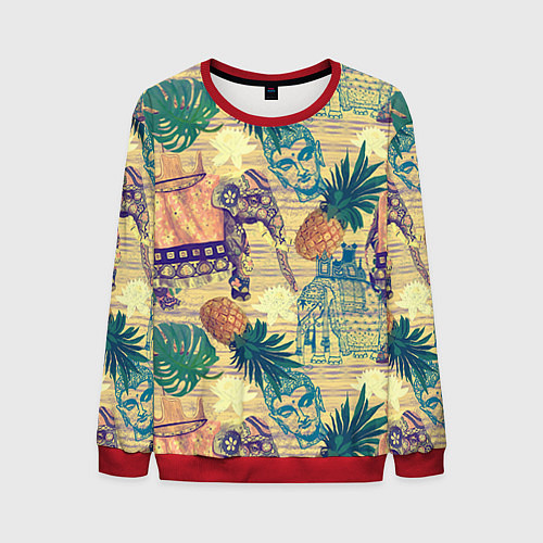 Мужской свитшот Индия 2 / 3D-Красный – фото 1