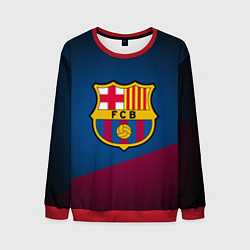 Свитшот мужской FCB Barcelona, цвет: 3D-красный
