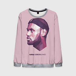 Свитшот мужской LeBron James: Poly Violet, цвет: 3D-меланж