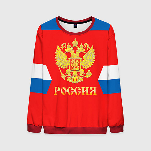 Мужской свитшот Сборная РФ: #27 PANARIN / 3D-Красный – фото 1