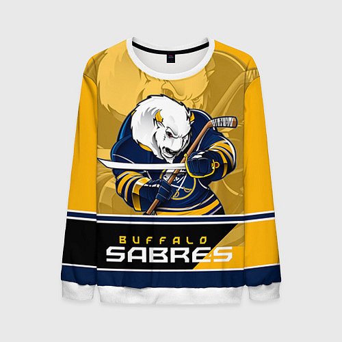 Мужской свитшот Buffalo Sabres / 3D-Белый – фото 1