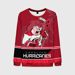 Свитшот мужской Carolina Hurricanes, цвет: 3D-красный