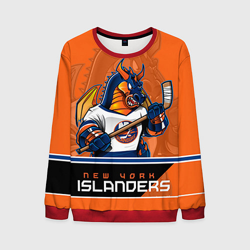 Мужской свитшот New York Islanders / 3D-Красный – фото 1