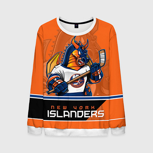 Мужской свитшот New York Islanders / 3D-Белый – фото 1