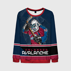 Свитшот мужской Colorado Avalanche, цвет: 3D-красный