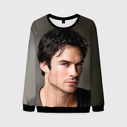 Свитшот мужской Ian Somerhalder, цвет: 3D-черный