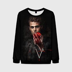 Свитшот мужской Stefan Salvatore V3, цвет: 3D-черный