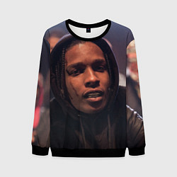 Свитшот мужской ASAP Rocky: Black Hip-Hop, цвет: 3D-черный