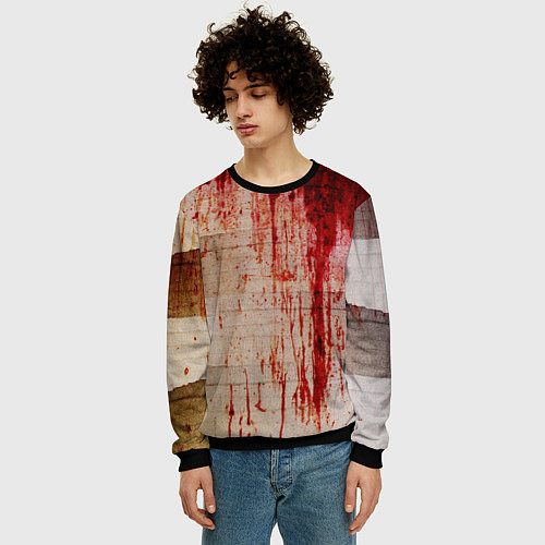 Мужской свитшот Бинты 1 / 3D-Черный – фото 3