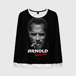 Свитшот мужской Arnold forever, цвет: 3D-белый