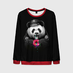Свитшот мужской Donut Panda, цвет: 3D-красный