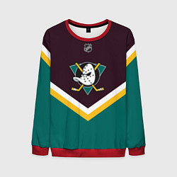 Свитшот мужской NHL: Anaheim Ducks, цвет: 3D-красный