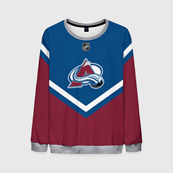 Свитшот мужской NHL: Colorado Avalanche, цвет: 3D-меланж