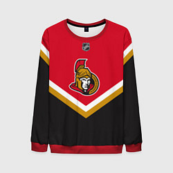 Свитшот мужской NHL: Ottawa Senators, цвет: 3D-красный