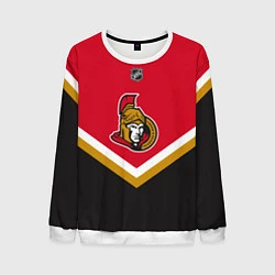 Свитшот мужской NHL: Ottawa Senators, цвет: 3D-белый