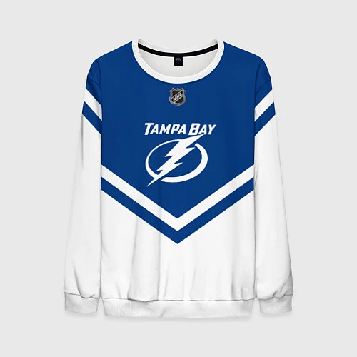 Мужской свитшот NHL: Tampa Bay Lightning / 3D-Белый – фото 1