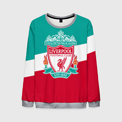 Свитшот мужской Liverpool: You'll never walk alone, цвет: 3D-меланж
