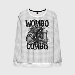 Свитшот мужской Combo Wombo, цвет: 3D-белый