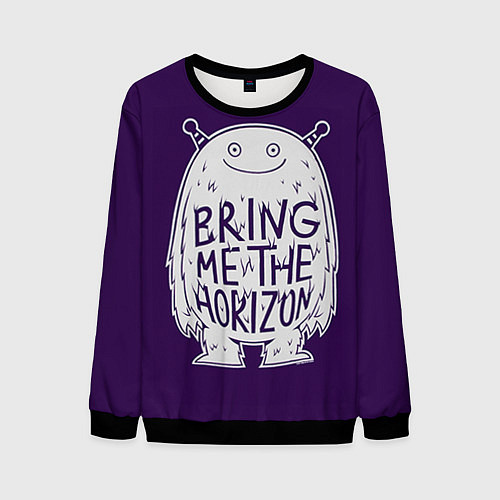 Мужской свитшот Bring Me The Horizon / 3D-Черный – фото 1