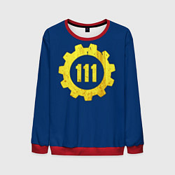 Свитшот мужской Vault 111, цвет: 3D-красный