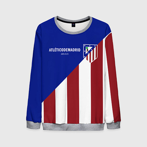 Мужской свитшот FC Atletico Madrid / 3D-Меланж – фото 1