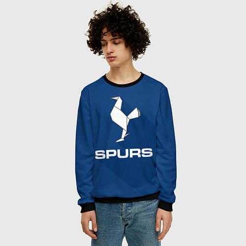 Мужской свитшот Tottenham Spurs / 3D-Черный – фото 3