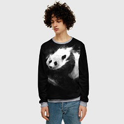 Свитшот мужской Молочная панда, цвет: 3D-меланж — фото 2