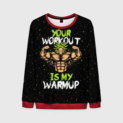 Свитшот мужской My Workout, цвет: 3D-красный