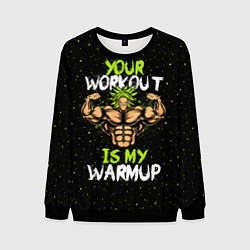 Свитшот мужской My Workout, цвет: 3D-черный