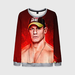 Свитшот мужской John Cena: Flame, цвет: 3D-меланж