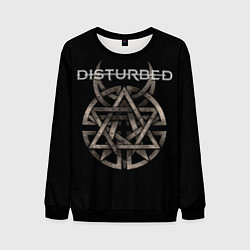 Свитшот мужской Disturbed Logo, цвет: 3D-черный
