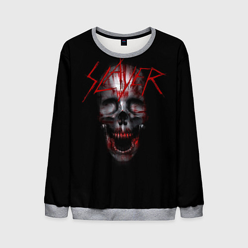 Мужской свитшот Slayer: Wild Skull / 3D-Меланж – фото 1