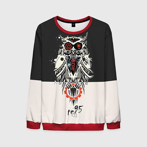 Мужской свитшот TDD Owl 95 / 3D-Красный – фото 1