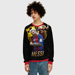 Свитшот мужской Messi Star, цвет: 3D-красный — фото 2