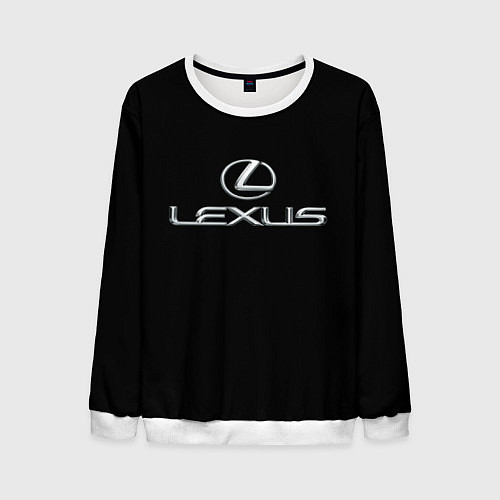 Мужской свитшот Lexus / 3D-Белый – фото 1