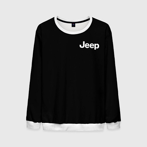 Мужской свитшот Jeep / 3D-Белый – фото 1