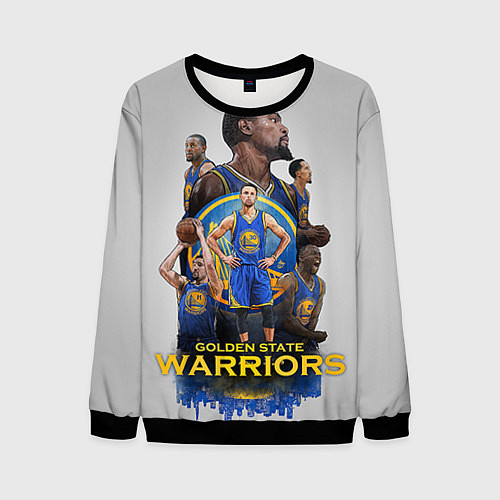 Мужской свитшот Golden State Warriors 9 / 3D-Черный – фото 1