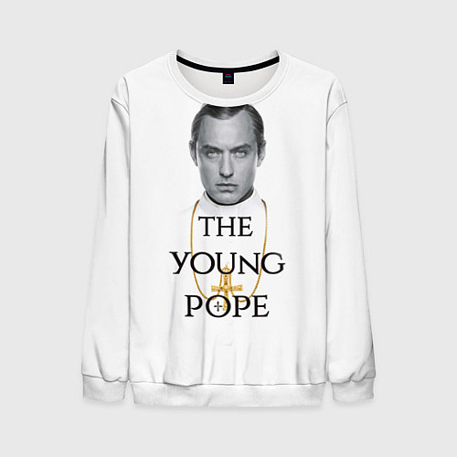 Мужской свитшот The Young Pope / 3D-Белый – фото 1