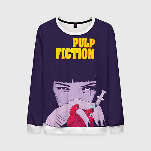 Мужской свитшот Pulp Fiction: Dope Heart / 3D-Белый – фото 1