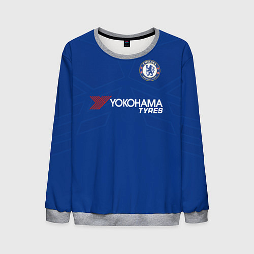 Мужской свитшот Chelsea FC: Form 2018 / 3D-Меланж – фото 1